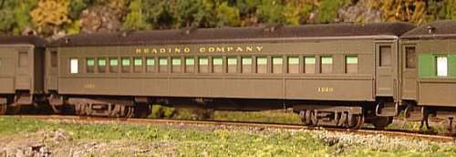 A Reading Baggage Car - John W. Hall Collection.